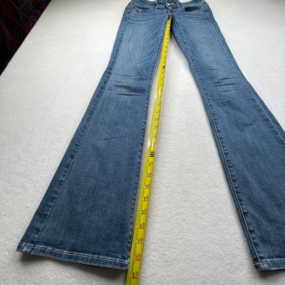 American Eagle Outfitters Womens Super Stretch Kick Boot Jeans Pants Size 2 Long - Picture 8 of 16